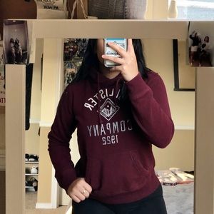 HOLLISTER Burgundy Hoodie